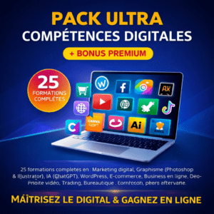 Pack formations digitales