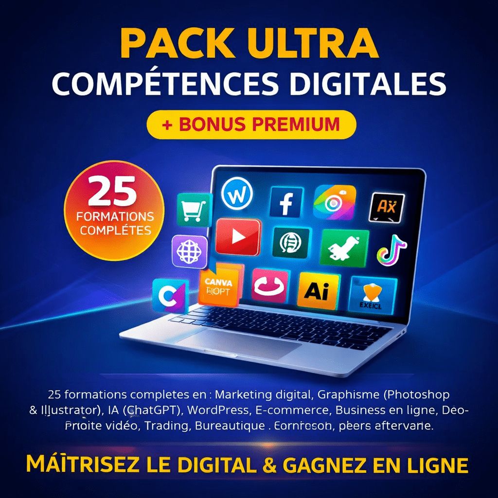 Pack formations digitales