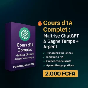 Cours d’IA Complet : Maîtrise ChatGPT & Gagne Temps + Argent