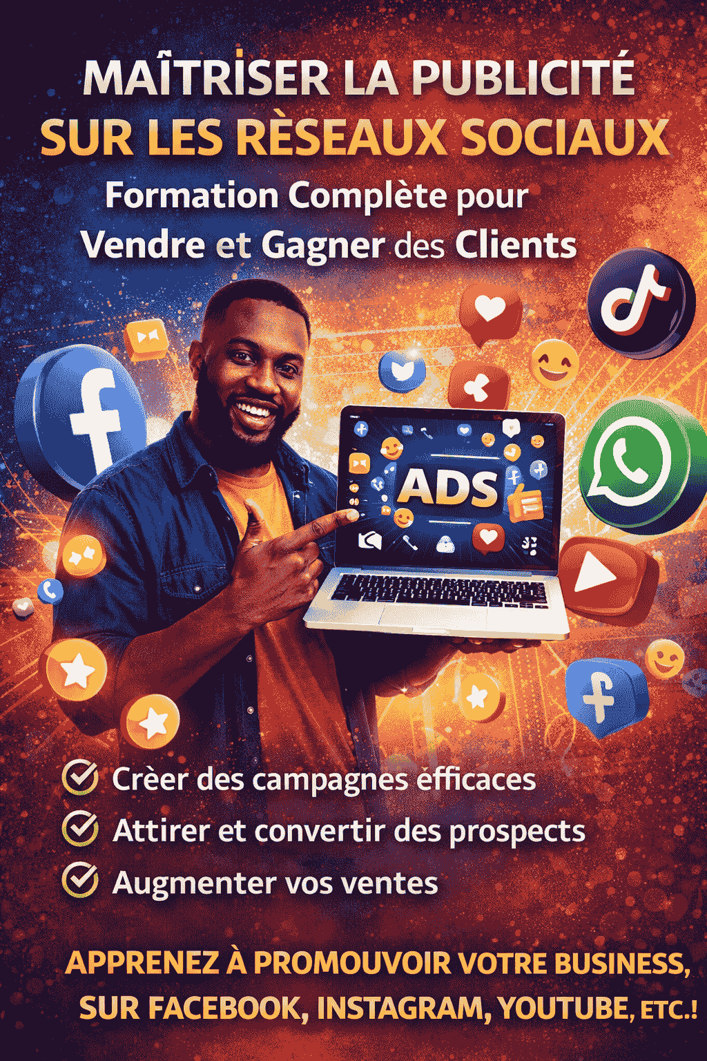 Maîtriser la Publicité sur les Réseaux Sociaux – Formation Complète pour Vendre et Gagner des Clients