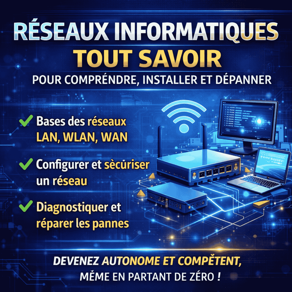 Réseaux Informatiques : Tout Savoir pour Comprendre, Installer et Dépanner