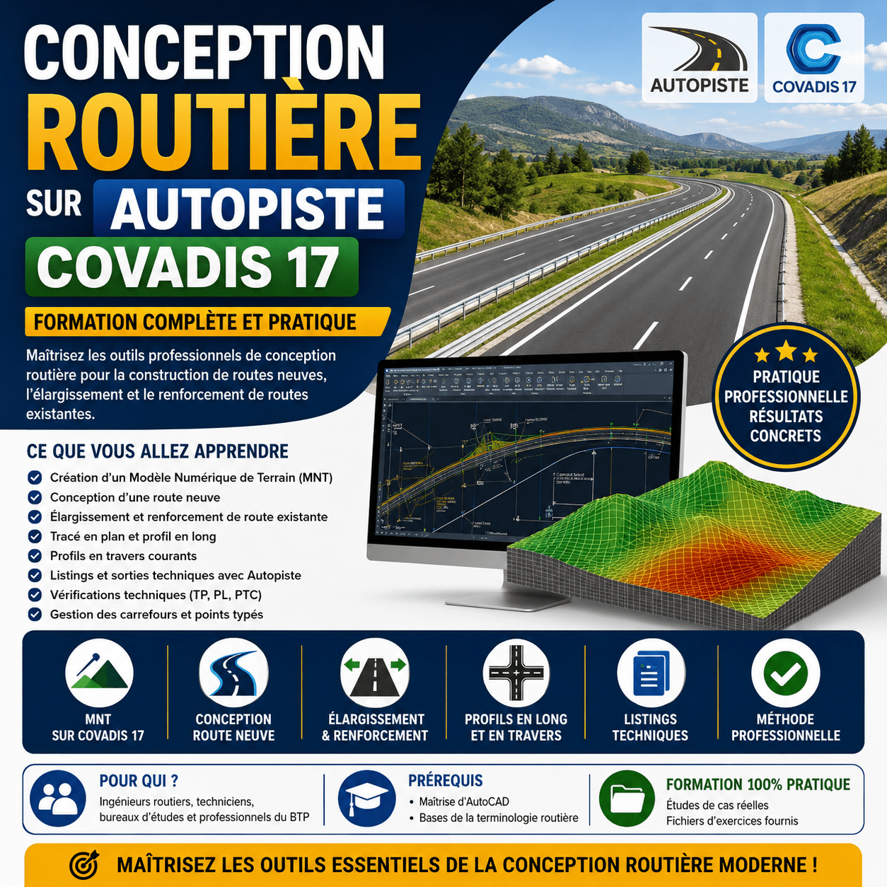Conception Routière Sur Autopiste – Covadis 17