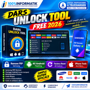 DARS Unlock Tool FREE 2026 – Samsung FRP et Android