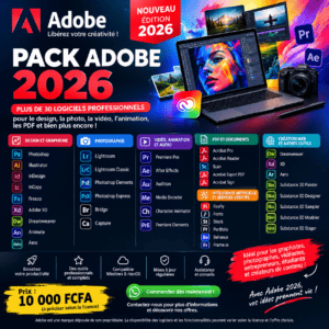 Pack Adobe Collection 2026 — Création graphique, photo et vidéo